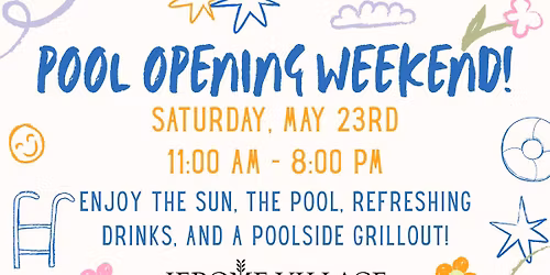 Pool Opening Weekend