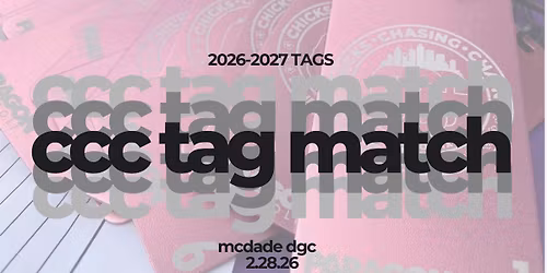 Chicks Chasing Chains 2026 Bag Tag Round