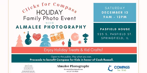 Clicks for Compass - Holiday Family Photo Event with Almalee Photography