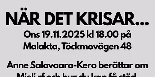 N\u00e4r det krisar