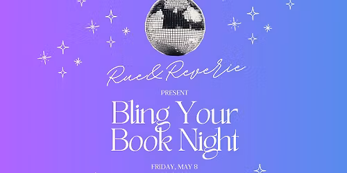 Bling Your Book Night Workshop