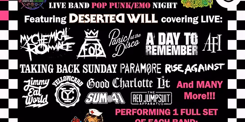 Emo Night Ocala Feat Deserted Will and Idiots of the State
