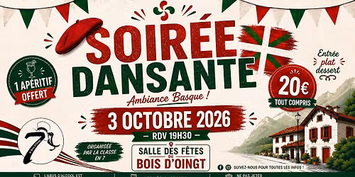 \ud83e\udd73 SOIREE DANSANTE PRIVEE \u2013 Ambiance Basque ! \u2764\ufe0f\ud83e\udd0d