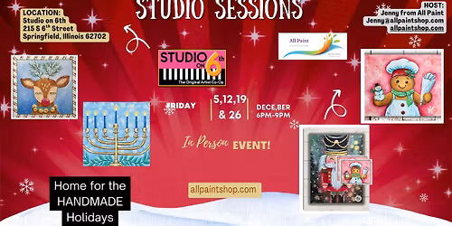 Studio Sessions @ Studio On 6th December