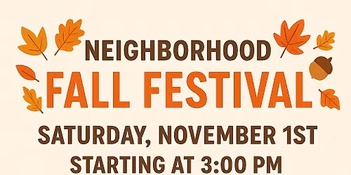 Fall Festival and Tailgate