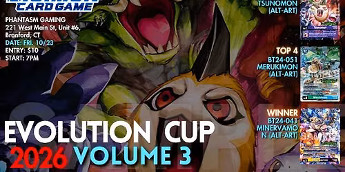 Digimon Evolution Cup 2026 Vol.3