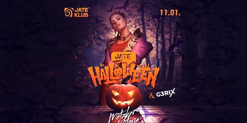 \ud83d\udc7b JATE Halloween \u2718 Metzker Viktoria \u2718 G3rix @JATE Klub