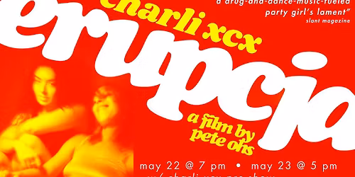 Charli XCX stars in ERUPCJA (2025) w\/ Charli XCX pre-show