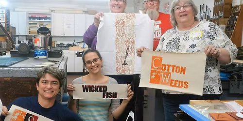 Letterpress Printing on Fabric Workshop