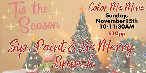 Sip, Paint & Be Merry Brunch
