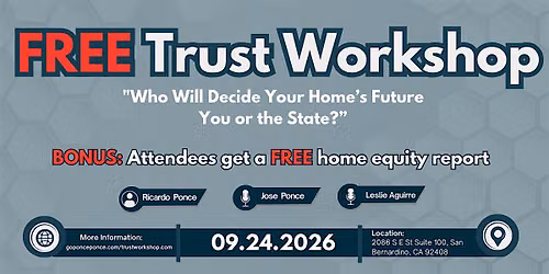 FREE Living Trust Workshop!
