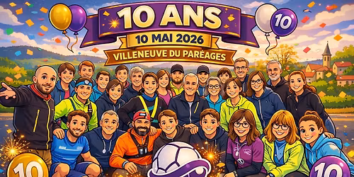 Jogging Varilhes - 10 ans \ud83c\udf89\ud83c\udf88