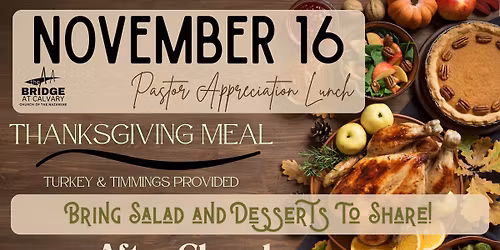 Church Lunch - Thanksgiving
