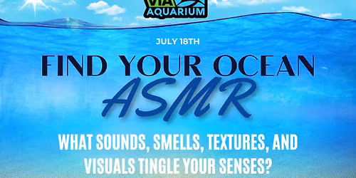 Saturday, July 18th - Find Your Ocean ASMR