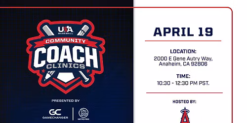 USA Baseball Community Coach Clinic - Los Angeles, CA