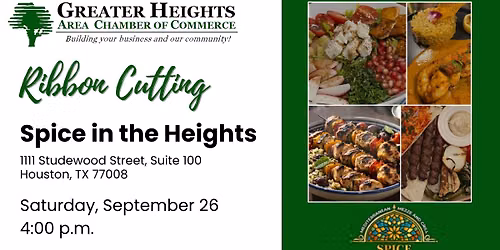 Ribbon Cutting for Spice In The Heights