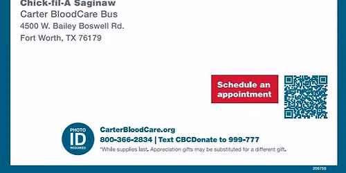 Carter BloodCare Blood Drive