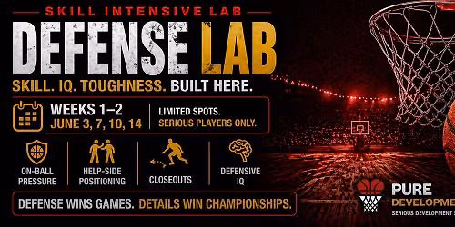 Skill Intensive Lab: Defense (Limited Spots \u2013 Weeks 1\u20132)