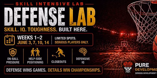 Skill Intensive Lab: Defense (Limited Spots \u2013 Weeks 1\u20132)