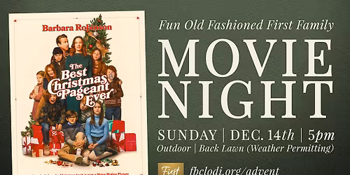 Christmas Movie on the Lawn-The Best Christmas Pageant