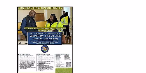 Contractor Outreach Event for Phase 2 Oak Forest Demolition