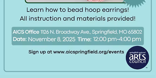 Beaded Hoop Earring Class