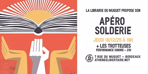 Ap\u00e9ro \u2013 solderie de la librairie du Muguet