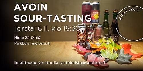 Avoin Sour Tasting