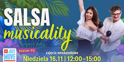 Salsa Musicality z Justyn\u0105 i Adrijem - 16.11