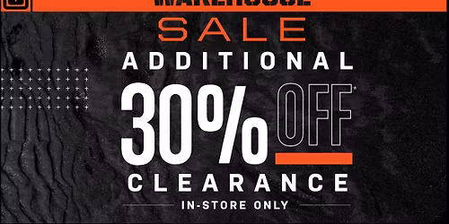 5.11  Oklahoma City Warehouse Sale - Additional 30% Off Clearance