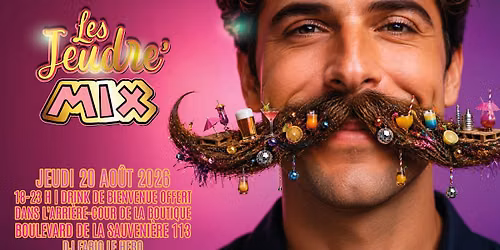Jeudre'Mix | L'ap\u00e9ro sympa !