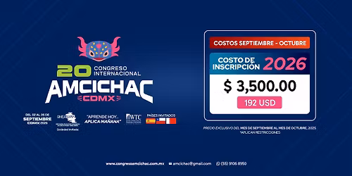 Congreso Internacional AMCICHAC 2026