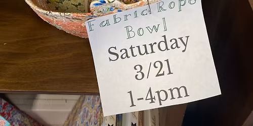 Fabric Rope Bowl Class