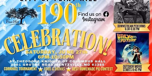 The City of Flint Hill 190th Celebration!