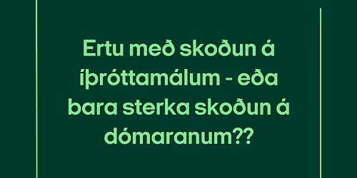 M\u00e1lefnavinna um \u00ed\u00fer\u00f3ttam\u00e1l