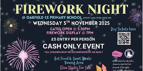 Firework Night at Oakfield Primary School