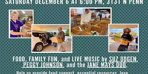 Will Sing for Food (Food Pantry Fundraiser) 