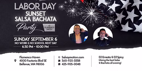 Sunset Salsa\/Bachata Social at Flamenco Haven