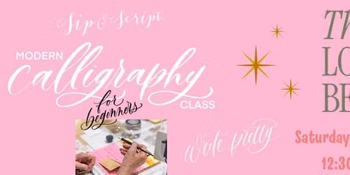 Modern Calligraphy for Beginners at The Local Bean