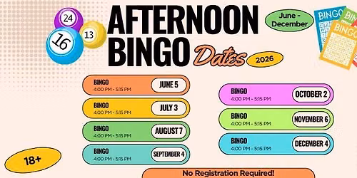 Afternoon Bingo