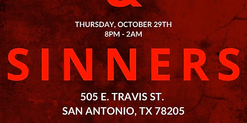 Saints & Sinners Halloweekend Kickoff
