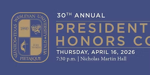 30th Annual Presidents Honors Concert