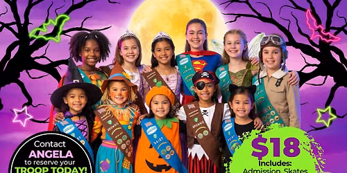 \ud83d\udc7b Halloween Girl Scout Skate \ud83d\udc9a\ud83d\udefc