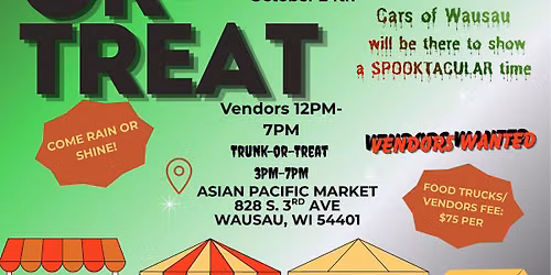 Trunk or Treat with Cars of Wausau