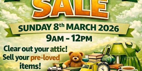 March Table Top Sale