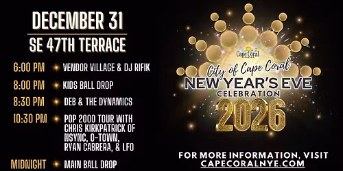 Cape Coral New Year's Eve Celebration