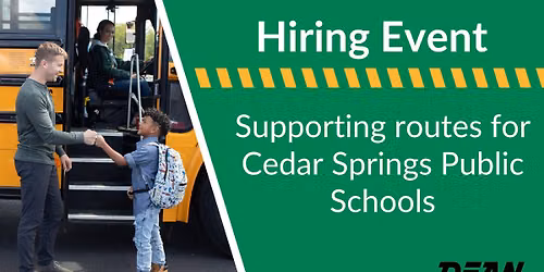 Cedar Springs Hiring Event