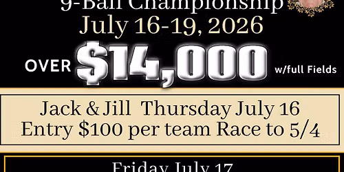 15th Annual Steiner Classic 9-Ball Championship