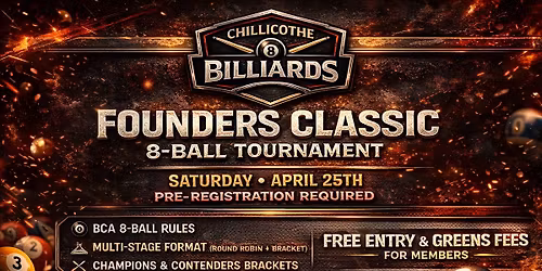 Founders Classic - Chillicothe Billiards Club Championship