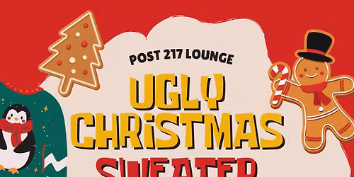 Post 217 Lounge Ugly Christmas Sweater Party